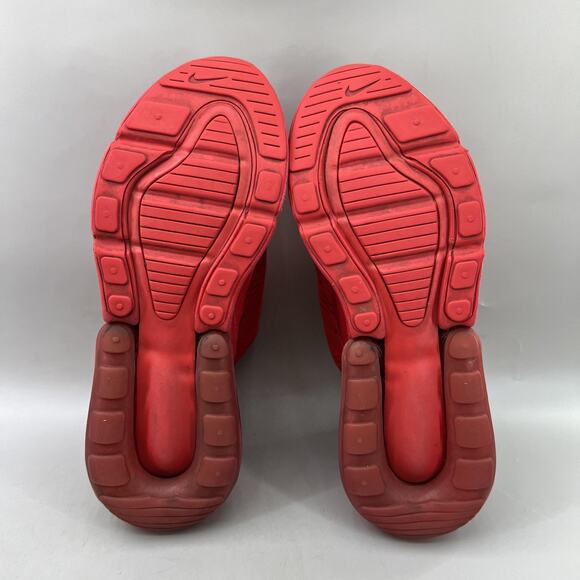 Youth 7 / Women's 8.5 - Nike Air Max 270 University Red Running Shoes Sneakers - Picture 7 of 8